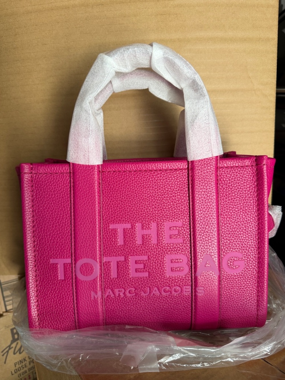 Marc Jacobs The Small Leather Tote Bag Pink